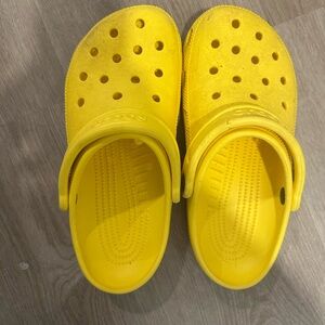 Yellow crocs
